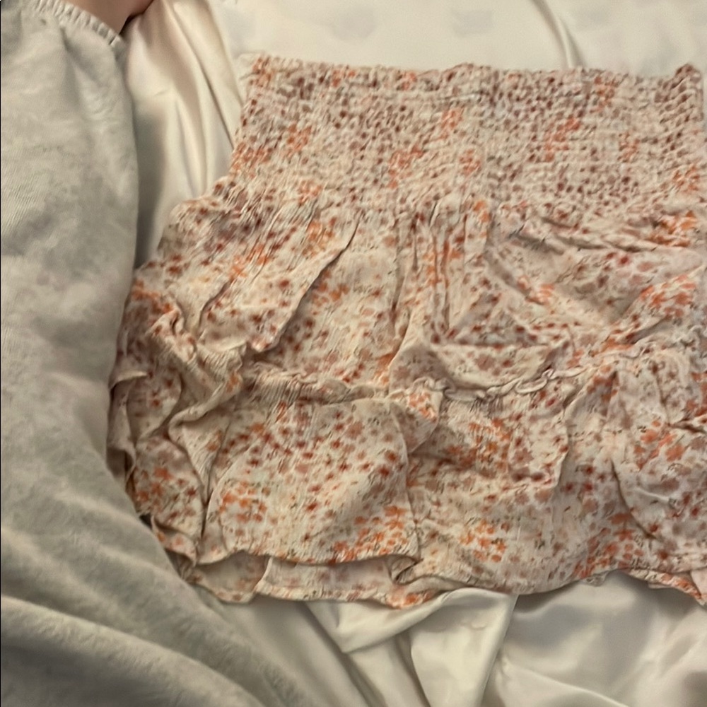 Floral Ruffle Skirt